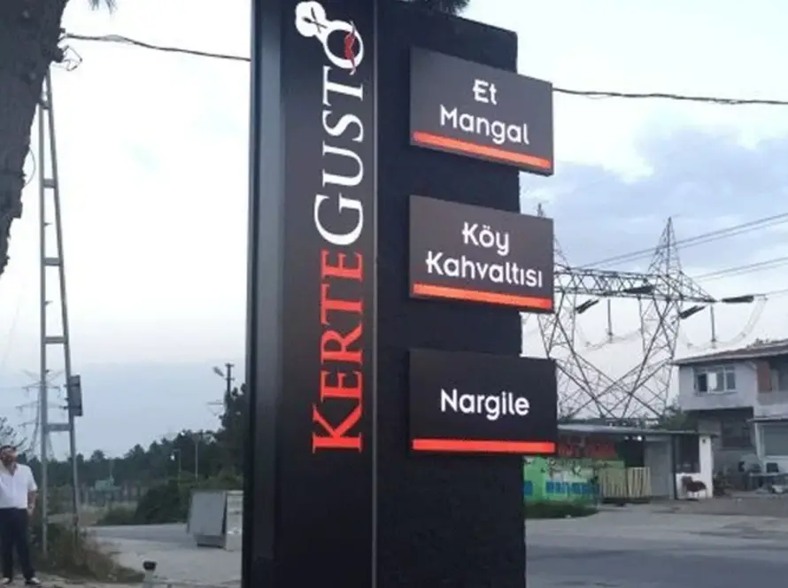 totem tabela Reklam ANTALYA REKLAMCI